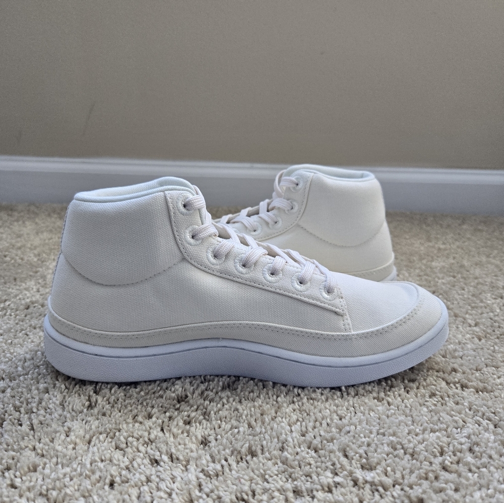 Allbirds pacer mid sneakers cream lace up womens 7 - Picture 5 of 10